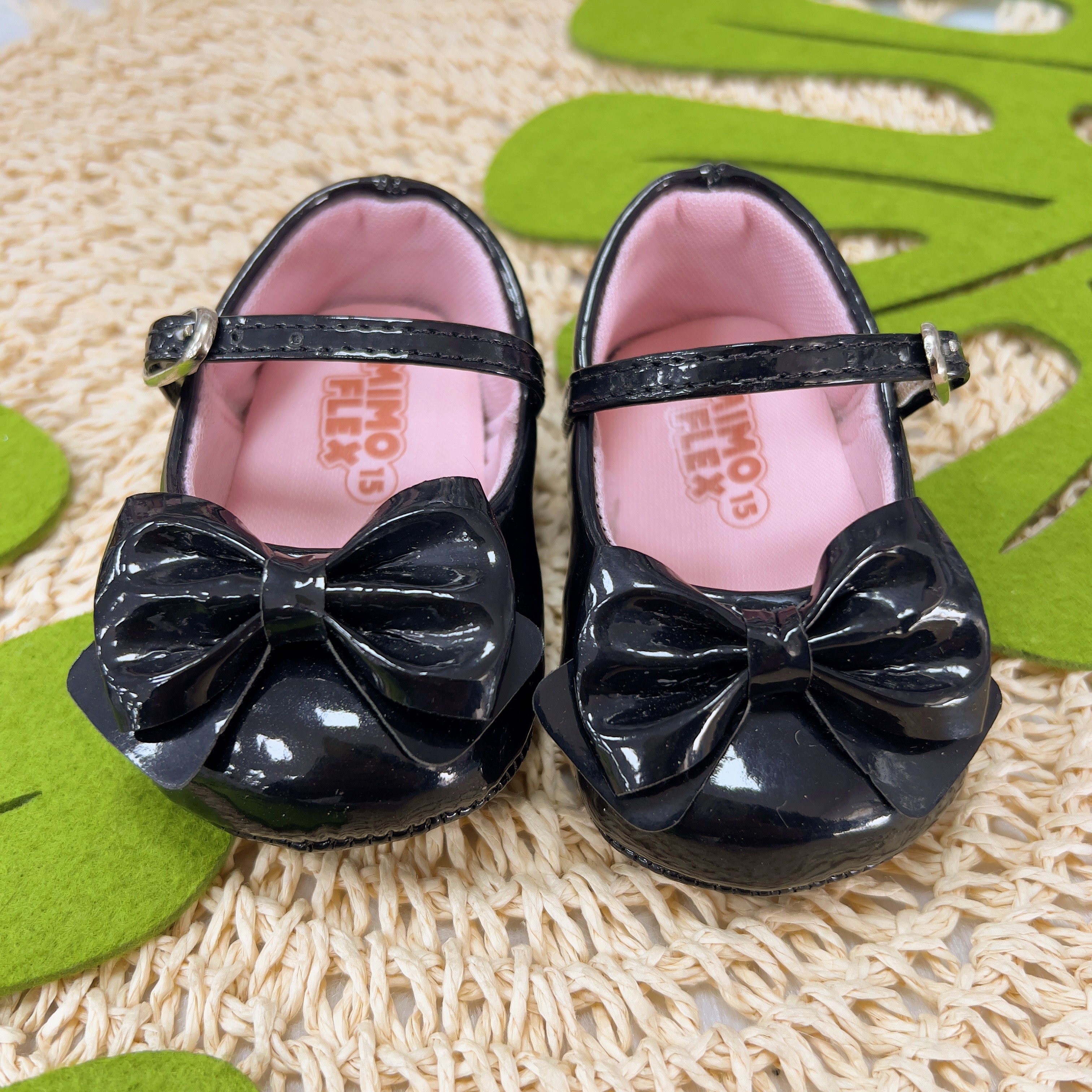 Boneca Sapato Preto Bebe Molekinha Sapatinho Boneca Infantil