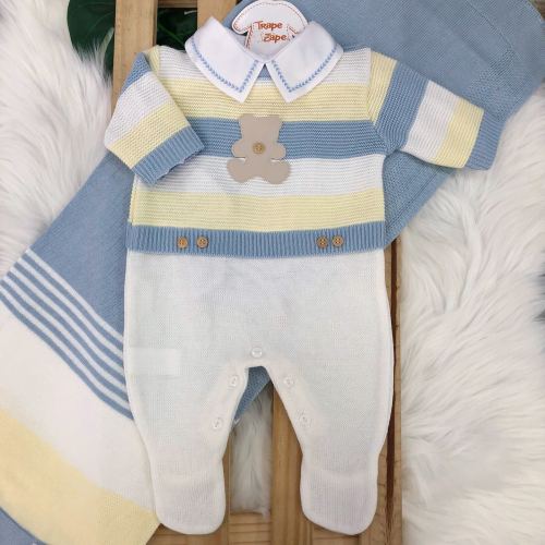 13/08  Saída de Maternidade Fernando - Azul bebe Amarelo e Branco
