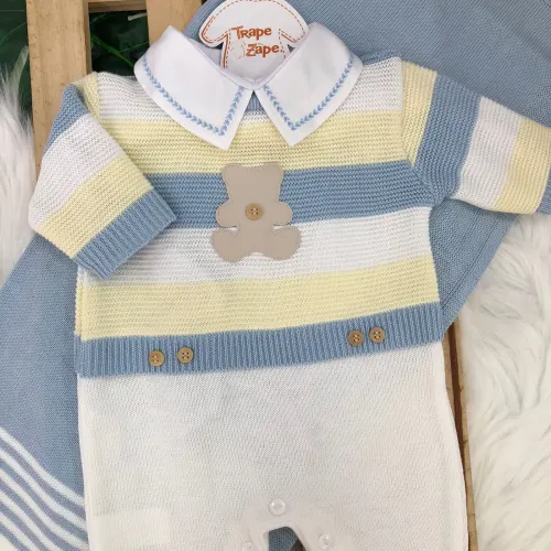 13/08  Saída de Maternidade Fernando - Azul bebe Amarelo e Branco