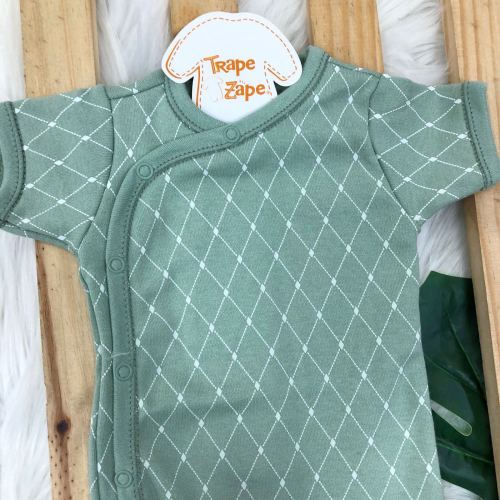 Body kimono M/c Losango Verde