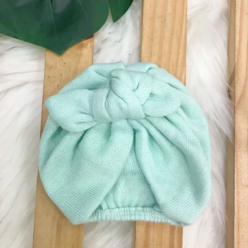 Turbante de Linha - Verde Água
