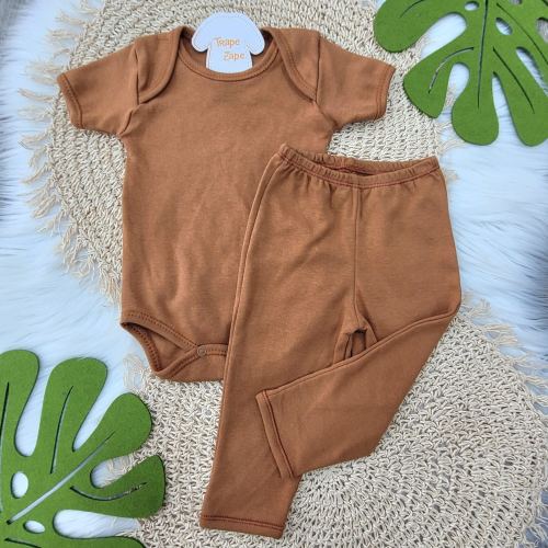 Conjunto Basic curta Ferrugem