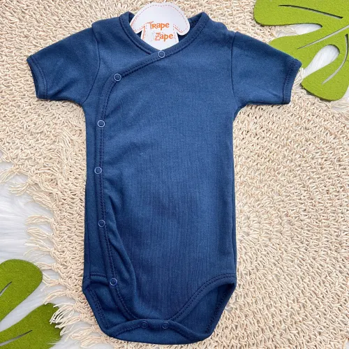 Body Kimono M/C - Marinho Liso
