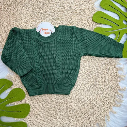 Blusa de Linha Ponto Alto Fechado - Verde Militar 