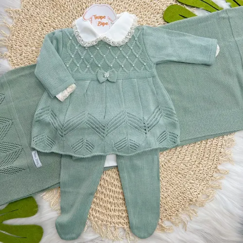 Saída de maternidade Cinderela Verde