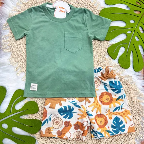 Conj Verde Selva 