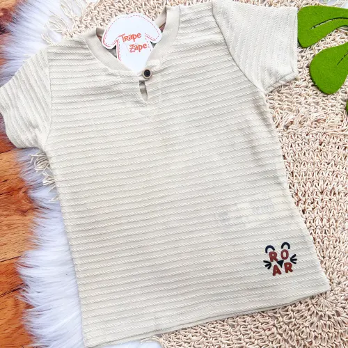  Conj. Camiseta Roar e Bermuda - Areia