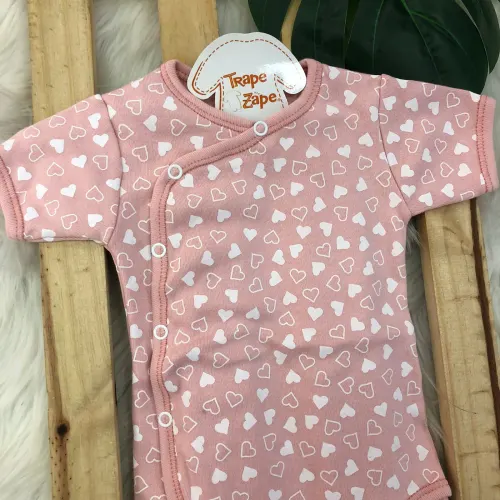 Body kimono M/c Rose coracoes