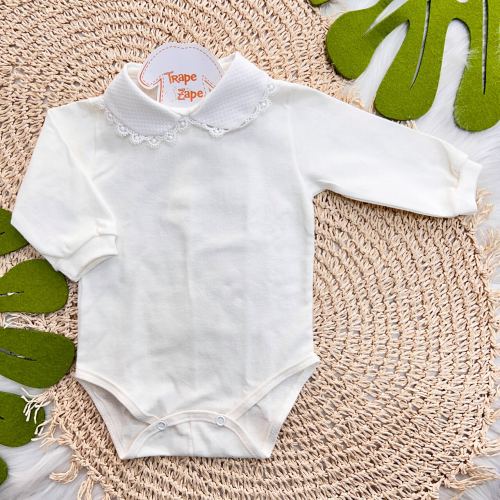 Body Gola Bordada Grypir Redondo - Off White