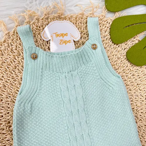  Jardineira de Linha Pipoca - Verde Água