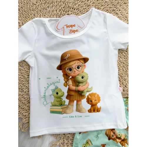 Conj Blusa Menininha Bióloga e Short