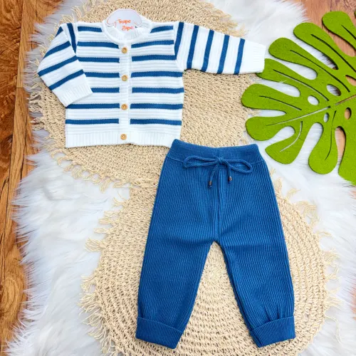 Conjunto de Linha Náutico - Azul Jeans