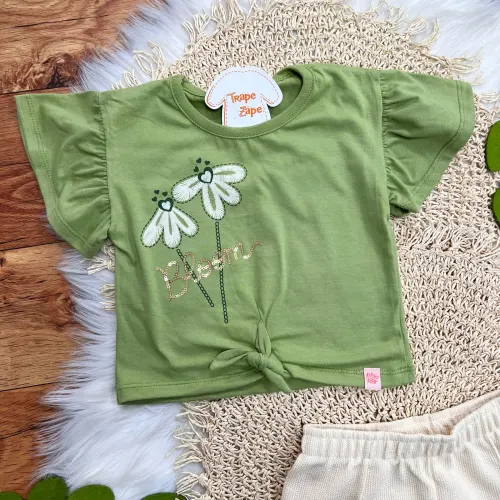 Conj. Blusa Bloom e Short - Verde