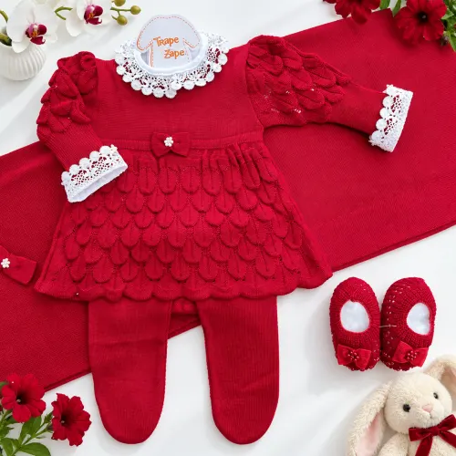 Saída de Maternidade Bela - Vermelho