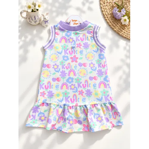 Vestido Dia Feliz - Lilás