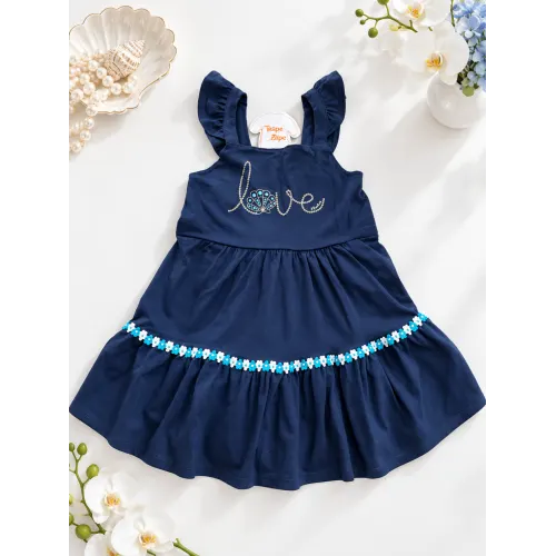 Vestido Love Concha do Mar Marinho